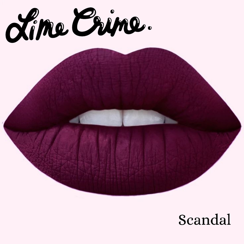 Lime Crime - Velvetines Liquid Matte Lipstick - Scandal - Picture 2 of 7